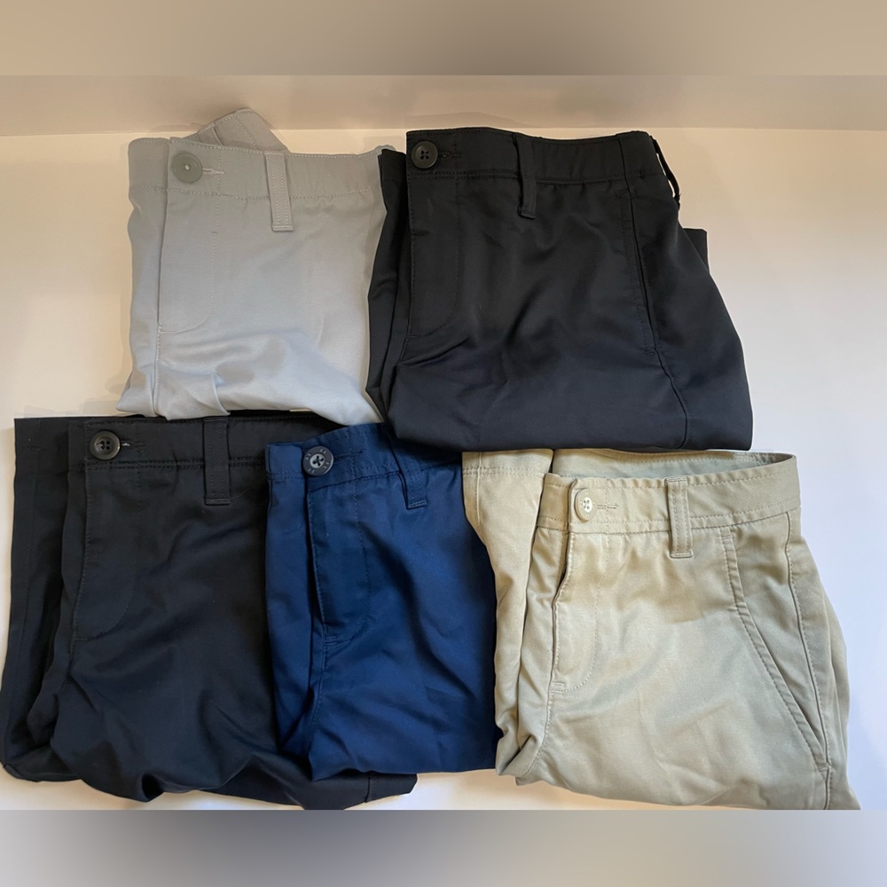 BOYS UNDER ARMOUR SIZE 10 GOLF SHORTS. $9 per pair